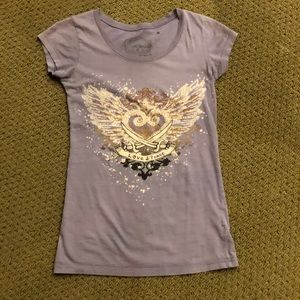 Women’s love and peace t shirt long fitted shirt